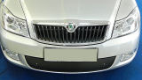 for Octavia II 09-12 Facelift - winter grille cover for the front bumper