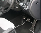 Octavia II 04-13 RHD - original RS pedal set for RHD cars (UK,NZ,AU,etc.)