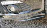 for Octavia II RS Facelift 09-13 - front bumper 2pc spoiler set KI-R