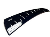 for Octavia III Limousine - rear bumper protective panel from Martinek Auto - DESIGN VV - Glossy bla