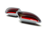 pour Octavia IV - spoilers originaux de Martinek en forme d'échappement auto - RS STYLE - GLOWING RED