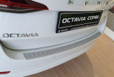 for Octavia IV Combi - rear bumper protective panel by Martinek Auto -  ALU look