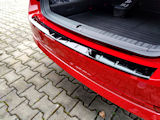 for Octavia IV Combi - rear bumper protective panel by Martinek Auto - V2 - GLOSSY BLACK