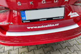for Octavia IV Combi - rear bumper protective panel by Martinek Auto -  VV - ALU look