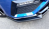 for Octavia IV RS - front bumper DTM spoiler - V1 - CARBON look