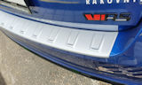 for Octavia IV RS Limousine - rear bumper protective panel from Martinek Auto - ALU LOOK