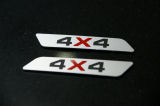Octavia II 04-13 - jeu de badges RS pour poignée de siège - 4x4