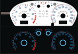 for Fabia - plasma dashboard gauges RW-A - for benzin model