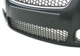 pour Fabia II 07-10 - grille de pare-chocs sportive avec motif alvéolaire RS 2010