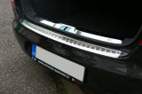 Superb II Limousine 09-13 - Panneau de protection du pare-chocs arrière en ACIER INOXYDABLE ( !) - KI-R