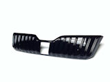 for Superb III 15-19 - winter grille cover in OEM design - GLOSSY BLACK
