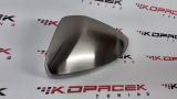 Superb III - full replacement mirror shell covers - DARK CHROME - BRUSHED