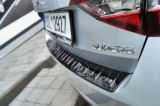 for Superb III limousine - rear bumper protective panel from Martinek Auto - GLOSSY BLACK