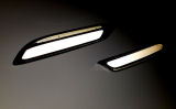 for Scala - original Martinek auto exhaust-like spoilers RS230 BLACK - GLOWING WHITE