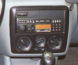 for Octavia I 96-00 - center car audio panel CARBON - MARTINEK AUTO