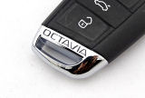 para Octavia III - punta de llave cromada estilo RS6 - OCTAVIA