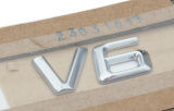 Octavia II - OEM-Logo (Plakette) 'V6' original Skoda Auto,a.s.
