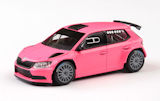 Fabia III R5 2015 - official Skoda Auto,a.s. licenced diecast 1/43 model - MATT PINK
Click to view details.