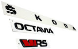Octavia IV - original Skoda MONTE CARLO black emblem set LONG version - SKODA + OCTAVIA + RS
Click to view details.