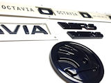 Octavia IV - original Skoda SPORTLINE / RS black emblem set - SKODA + OCTAVIA + 2x RS + FRONT F9X
Click to view details.