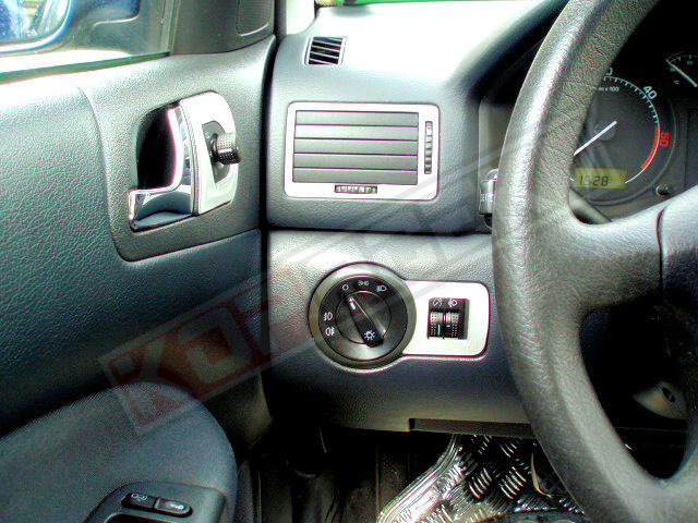 Interior Dash Trim Cover Set for Skoda Octavia A4 SW 99-04 14 PCS Piano  Black 