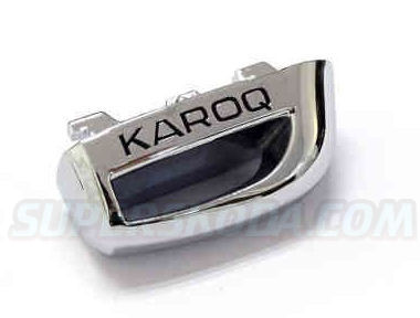 für Karoq - Schlüssel unten verchromte Endspitze RS6 style - für