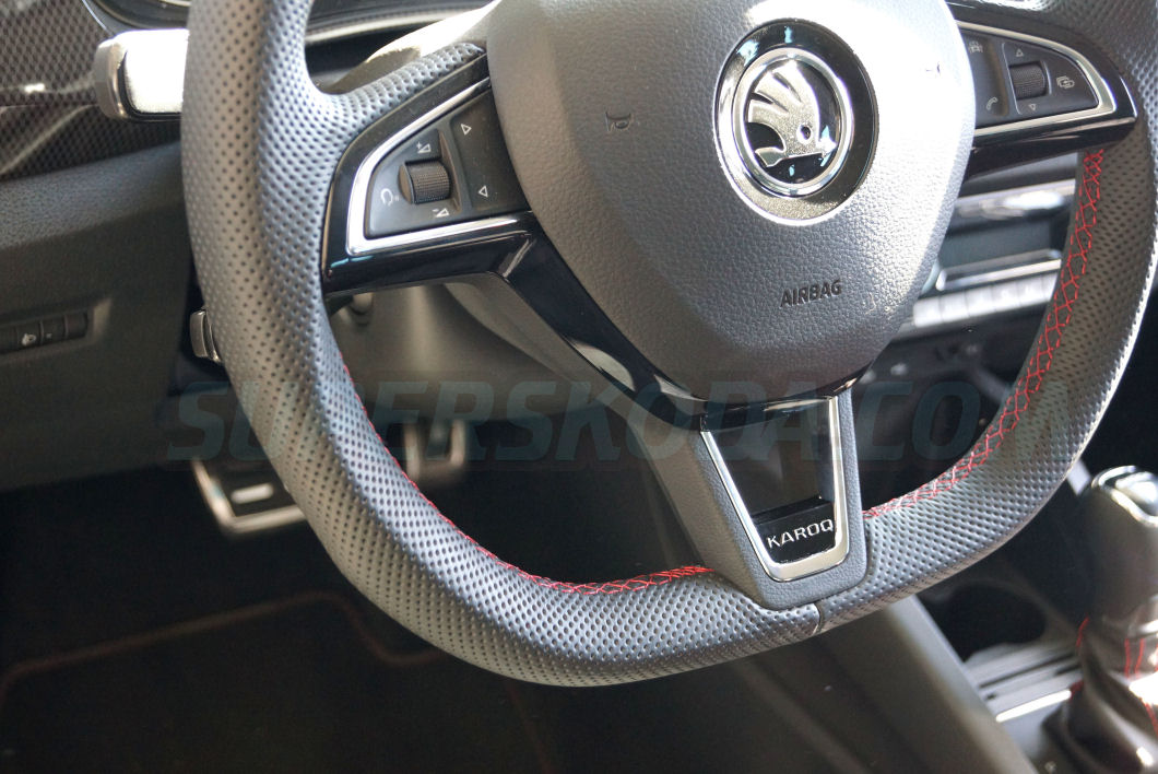 Skoda karoq sales steering wheel
