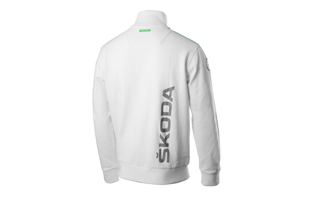 Original Skoda men´s white SWEATSHIRT - Skoda collection 2015 | Kopacek.com