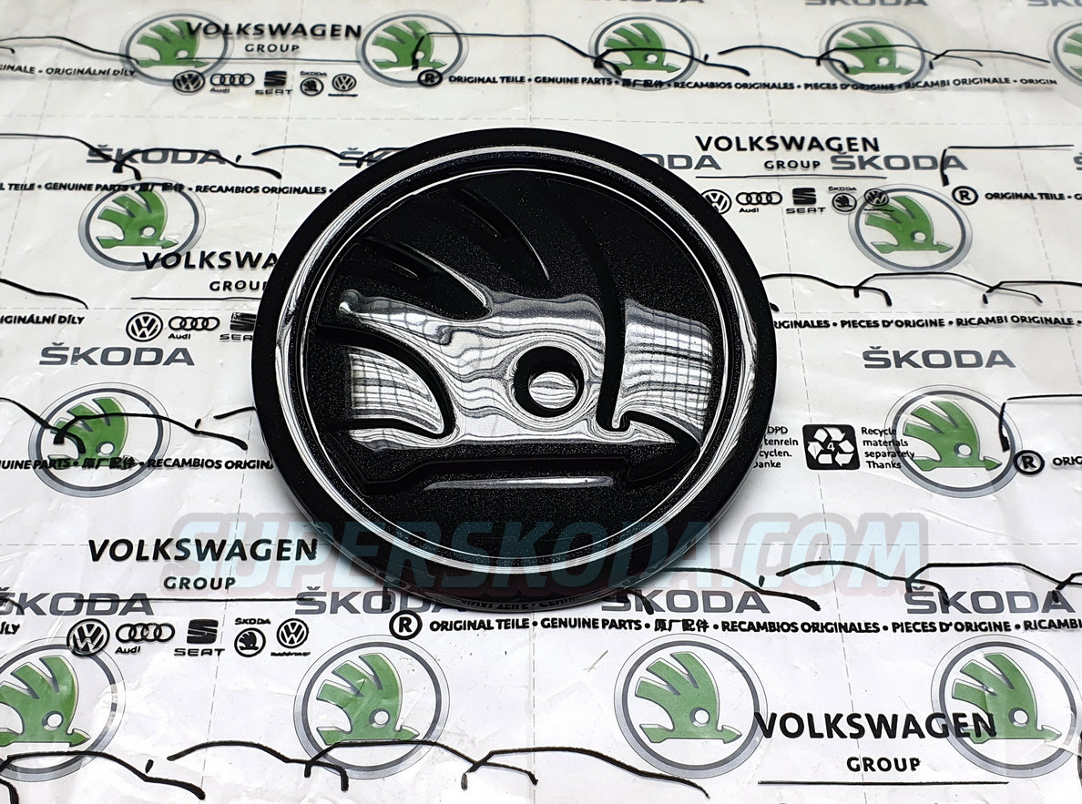 Octavia III - original Skoda MONTE CARLO black emblem