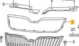 Superb II Facelift 13-15 - oryginalny grill przedni Skoda Auto,a.s. ramka CHROME
