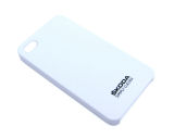 αυθεντικό λευκό κάλυμμα Skoda για iPhone 4 / 4S