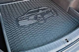 per Kodiaq - tappetino in gomma per carichi pesanti per il bagagliaio posteriore - con sagoma dell'auto - RS/SPORTLINE