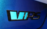 Karoq - Original Skoda Emblem RS aus der limitierten RS230 Edition - GLOWING in the night - BLUE