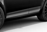 Octavia III limuzyna - oryginalny zestaw dekorów bocznych / tylnych Skoda SILVER CARBON