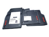 Enyaq - dywaniki podłogowe RUBBER (heavy duty), oryginalny produkt Skoda Auto, a.s. - RED LOGO - RHD