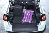 Fabia III Combi - sammenleggbar bagasjeromsmatte, tekstil-gummi, original Skoda Auto,a.s.-produkt