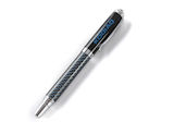 Niebieski długopis z prawdziwego włókna węglowego - KODIAQ - niebieski