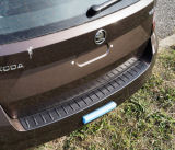 for Fabia III Combi - black rear bumper protective panel MARTINEK AUTO