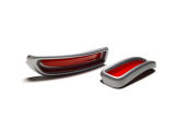 dla Karoq - oryginalne spojlery wydechowe Martinek - RS STYLE - GLOWING RED