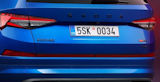 Kodiaq Facelift - oryginalny zestaw reflektorów zderzaka tylnego Skoda z modelu RS - kompletny zestaw do wymiany