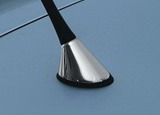 for Fabia - chrome cover for non-adjustable aerial