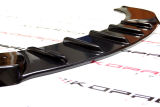 dla Octavia II RS 04-08 - spojler przedniego zderzaka DTM - wygląd WŁÓKNA WĘGLOWEGO