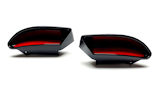 do Octavia IV - oryginalne spojlery Martinek przypominające wydech - RS - RS300 BLACK - GLOWING RED