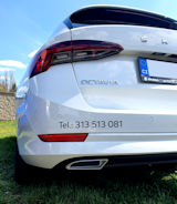 for Octavia IV - original Martinek auto exhaust-like spoilers - RS STYLE