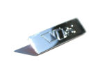 for Octavia I - universal RS stainless steel badge 4,5cm x 1cm