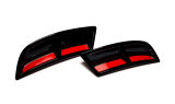 do Superb III - oryginalne spojlery wydechowe Martinek Auto - RS230 BLACK - GLOWING RED
