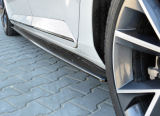 for Superb III - ABS plastic side skirts in DTM style - GLOSSY BLACK