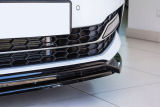dla Superb III Facelift 2020+ przedni zderzak DTM spoiler - V3 - GLOSSY BLACK