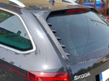 Octavia III Combi - hátsó ablakszélvédők - REAL FULL CARBON